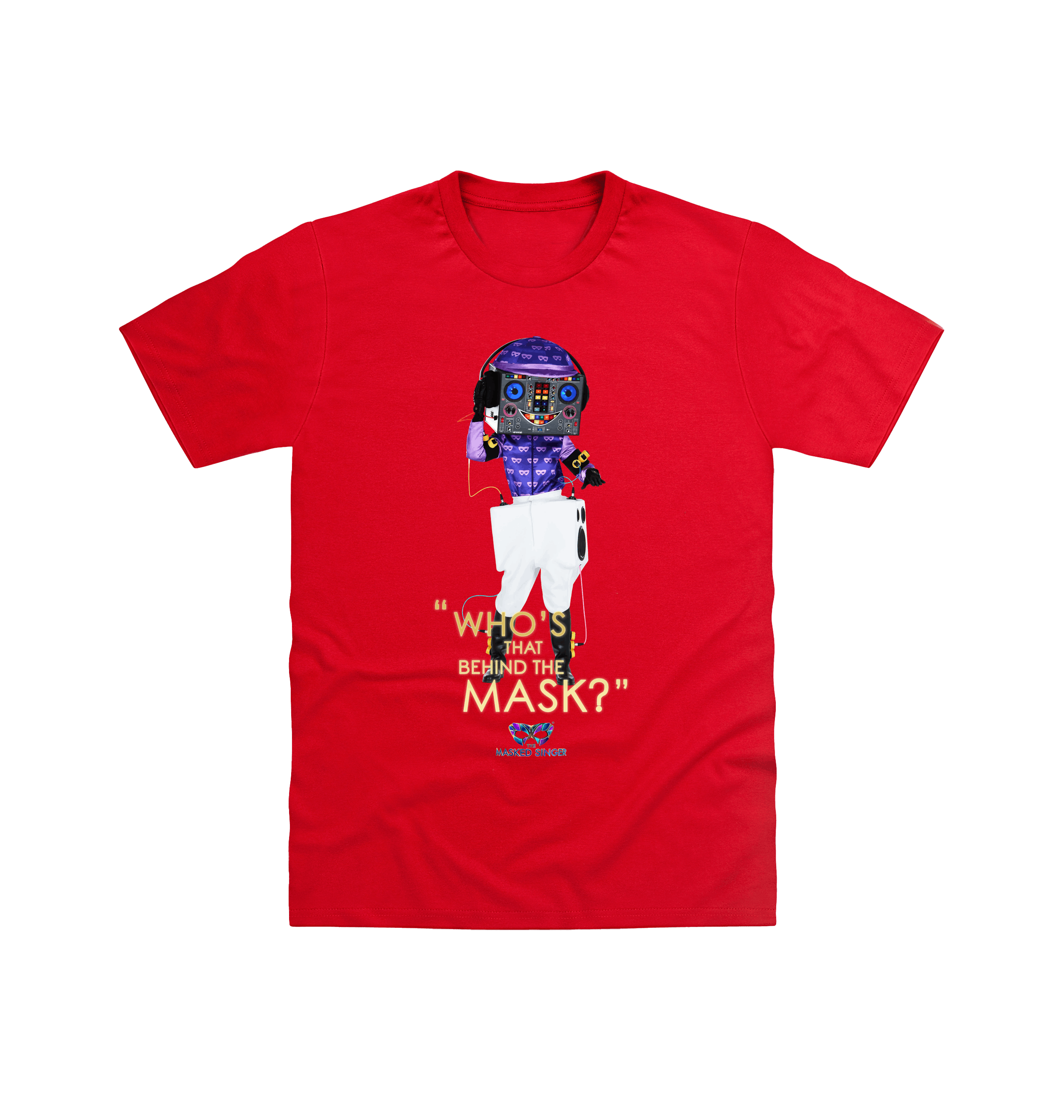 Red Printed T-shirt Front